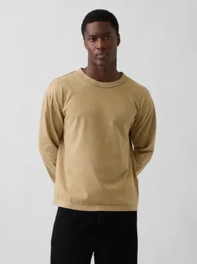 Camiseña corta de algodón grueso