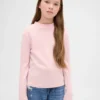 Camiseña de cuello alto acanalado para niños