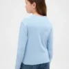 Camiseña de cuello alto acanalado para niños