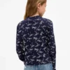 Camiseña de cuello alto acanalado para niños