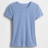 Camiseña de cuello redondo con punto pointelle