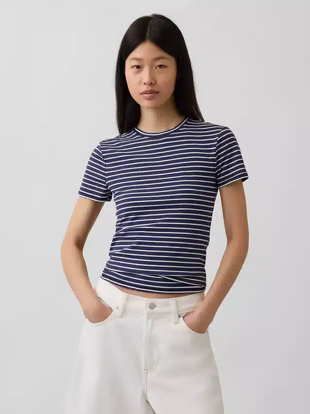 Camiseña de jersey de punto tupido
