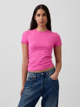 Camiseña de jersey de punto tupido