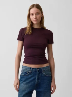 Camiseña de jersey de punto tupido