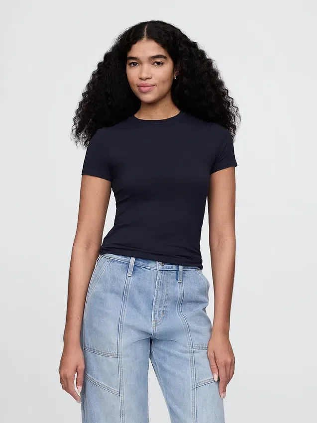 Camiseña de jersey de punto tupido