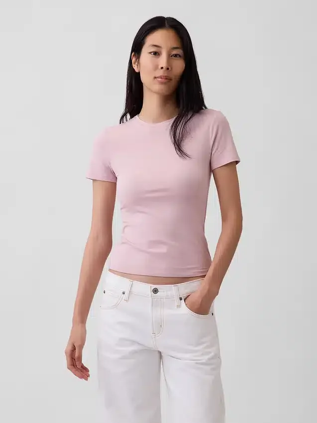 Camiseña de jersey de punto tupido
