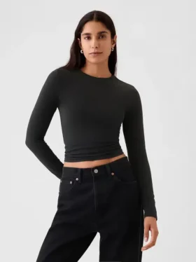 Camiseña de jersey de punto tupido