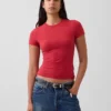 Camiseña de jersey de punto tupido