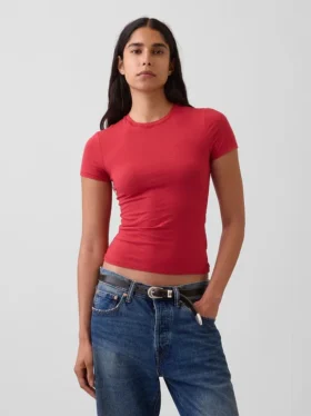 Camiseña de jersey de punto tupido