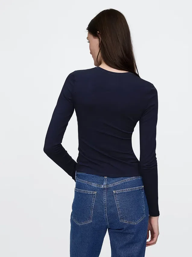 Camiseña de jersey de punto tupido