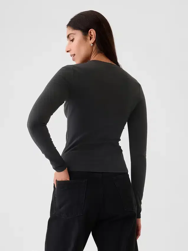 Camiseña de jersey de punto tupido