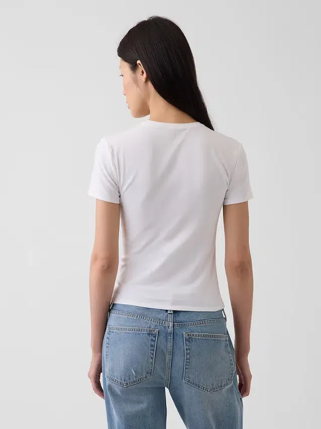 Camiseña de jersey de punto tupido
