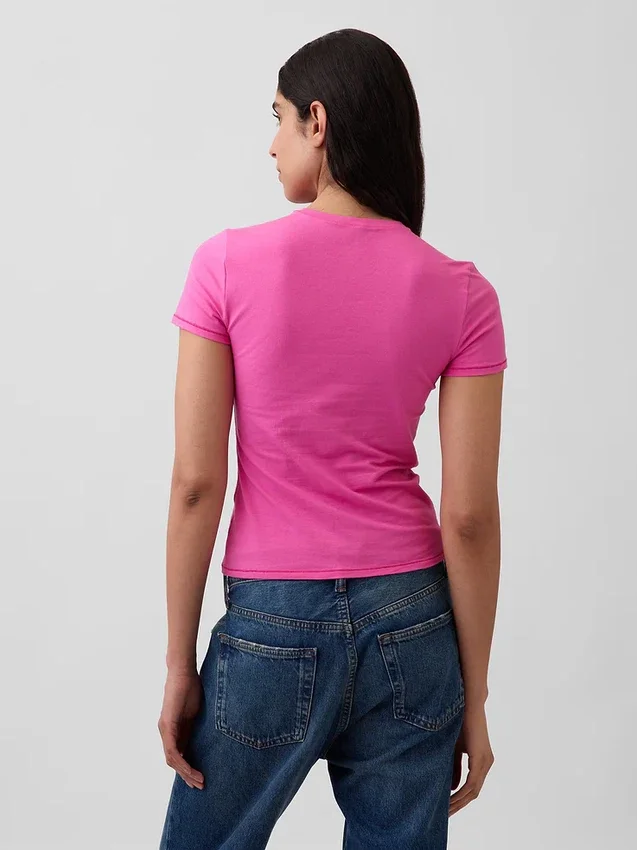 Camiseña de jersey de punto tupido