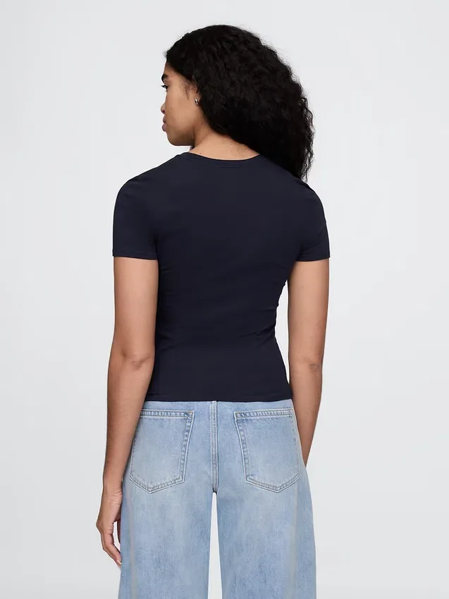Camiseña de jersey de punto tupido