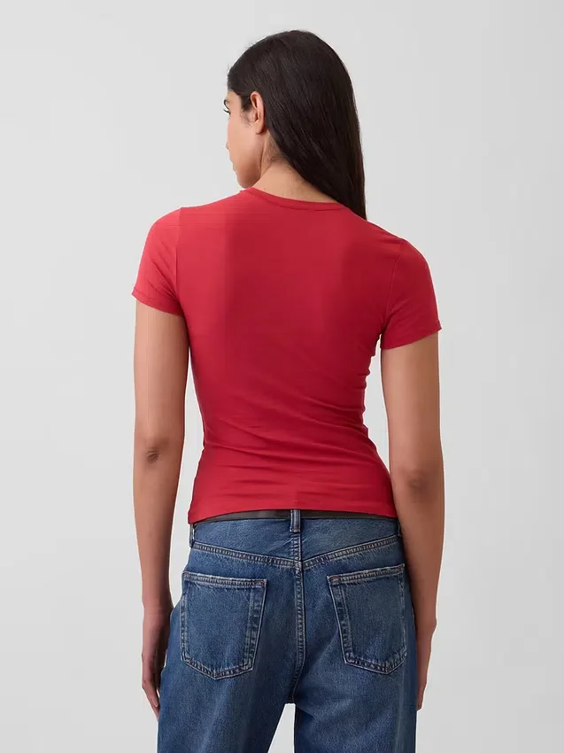 Camiseña de jersey de punto tupido
