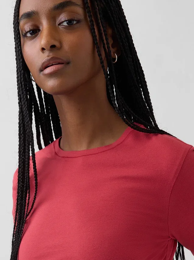 Camiseña de jersey de punto tupido