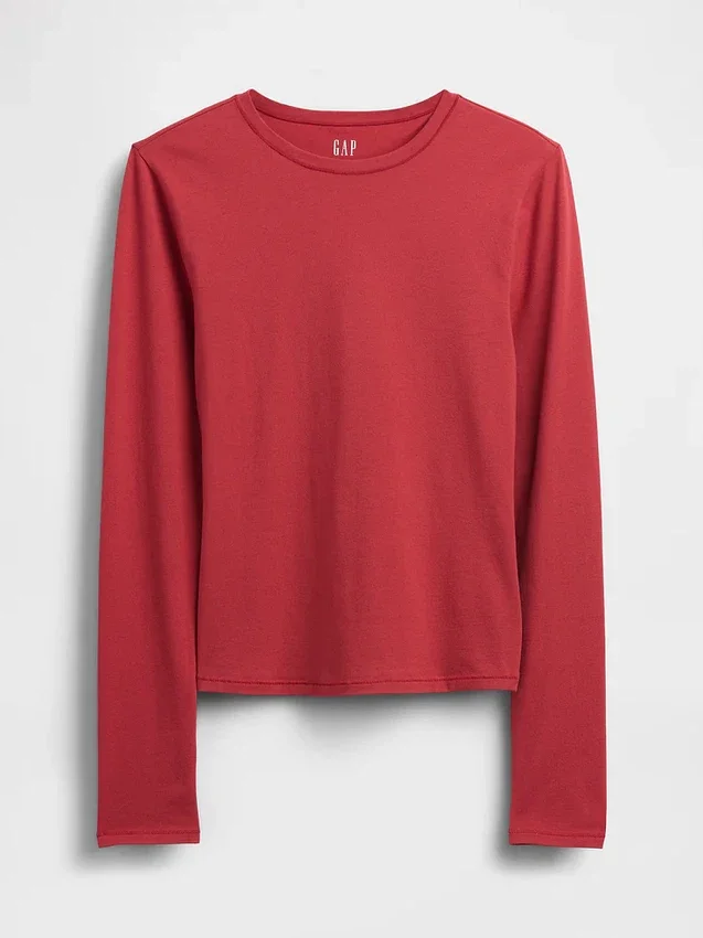 Camiseña de jersey de punto tupido