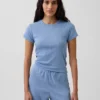 Camiseña de pijama de punto Pointelle