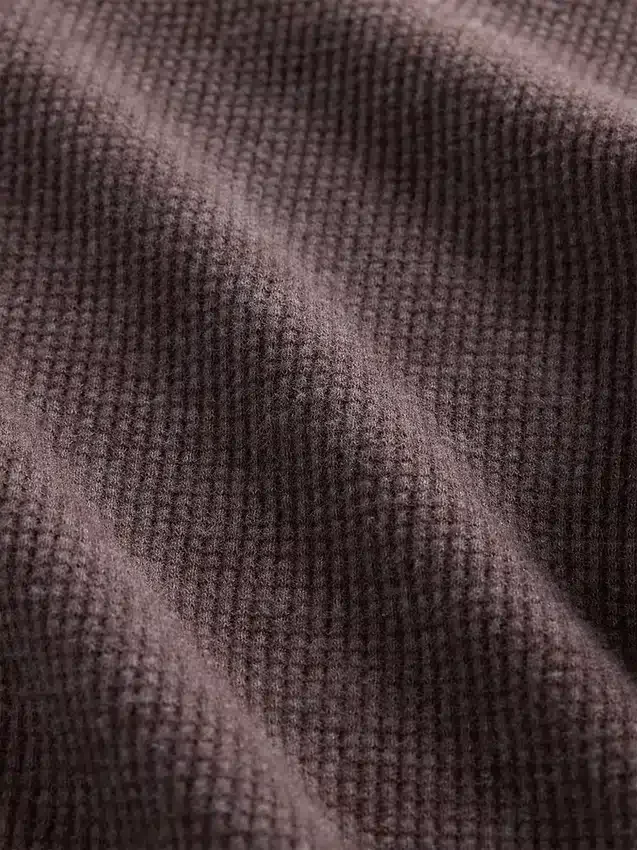 Camiseña de pijama de tejido waffle