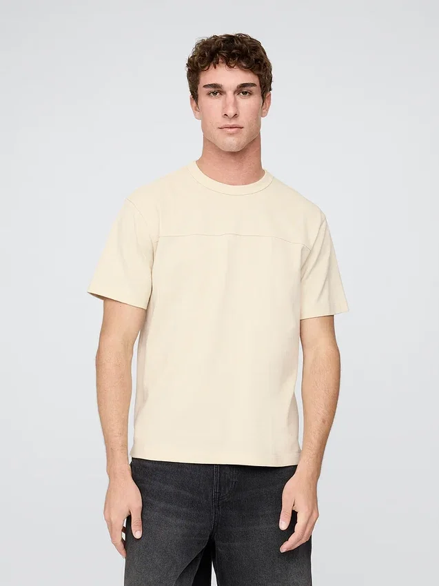 Camiseña holgada de piqué