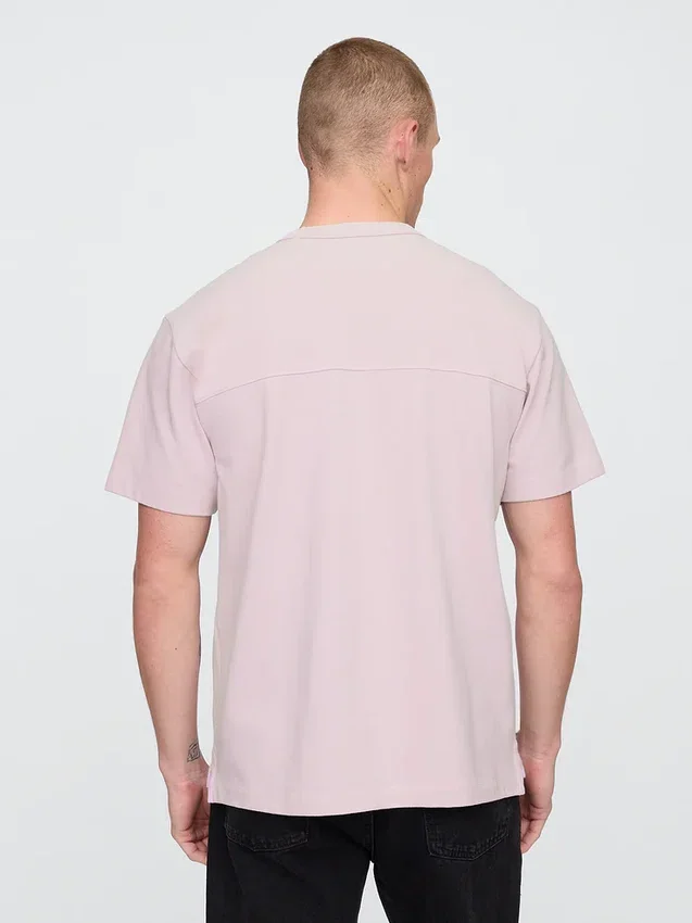 Camiseña holgada de piqué