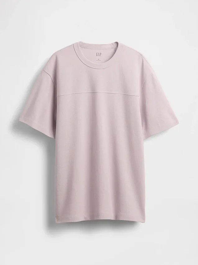 Camiseña holgada de piqué