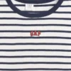 Camiseña infantil de canalé con bordados
