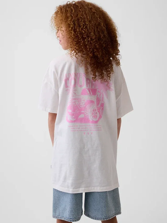 Camiseña oversize Jeep para niños