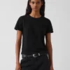 Camiseta 100 % algodón con efecto encogido auténtico