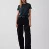 Camiseta 100 % algodón con efecto encogido auténtico