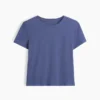 Camiseta 100 % algodón con efecto encogido auténtico