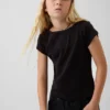 Camiseta ajustada de manga corta para niños