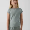 Camiseta ajustada de manga corta para niños