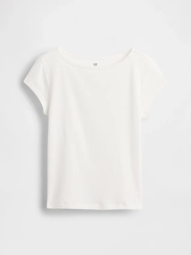 Camiseta ajustada de manga corta para niños