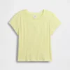 Camiseta ajustada de niño con canalé multicolor
