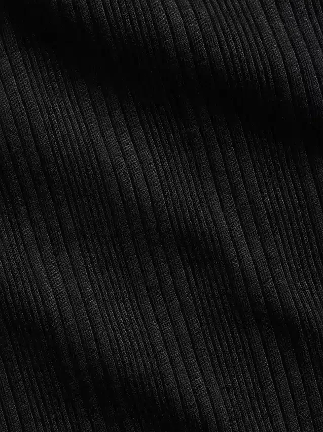 Camiseta ajustada de niño con canalé multicolor