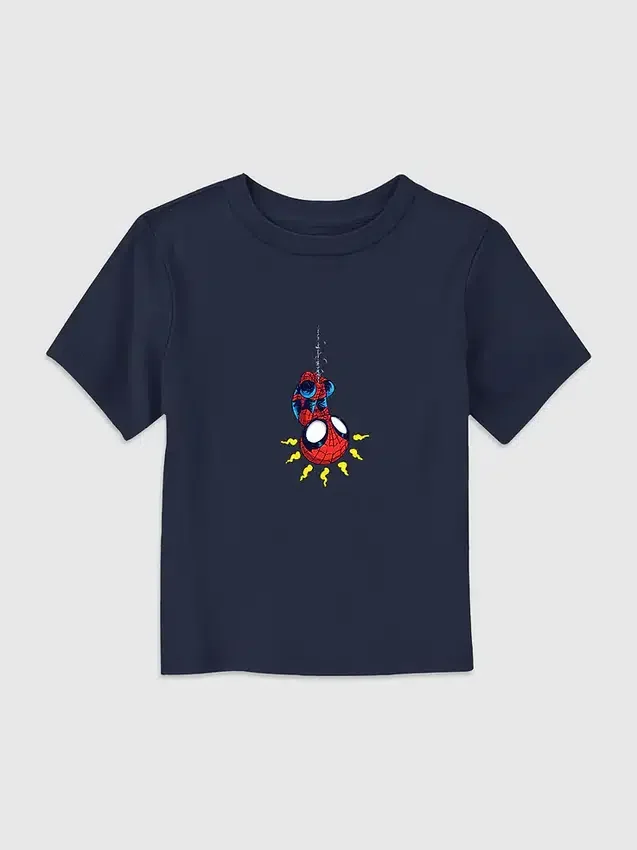 Camiseta clásica retro con diseño de Spider-Man para niños pequeños