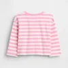 Camiseta con bolsillo en forma de corazón para bebés y niños, combinable