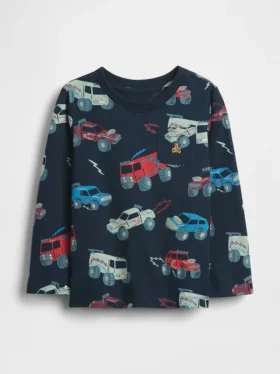 Camiseta con bolsillo para bebés y niños, combinable