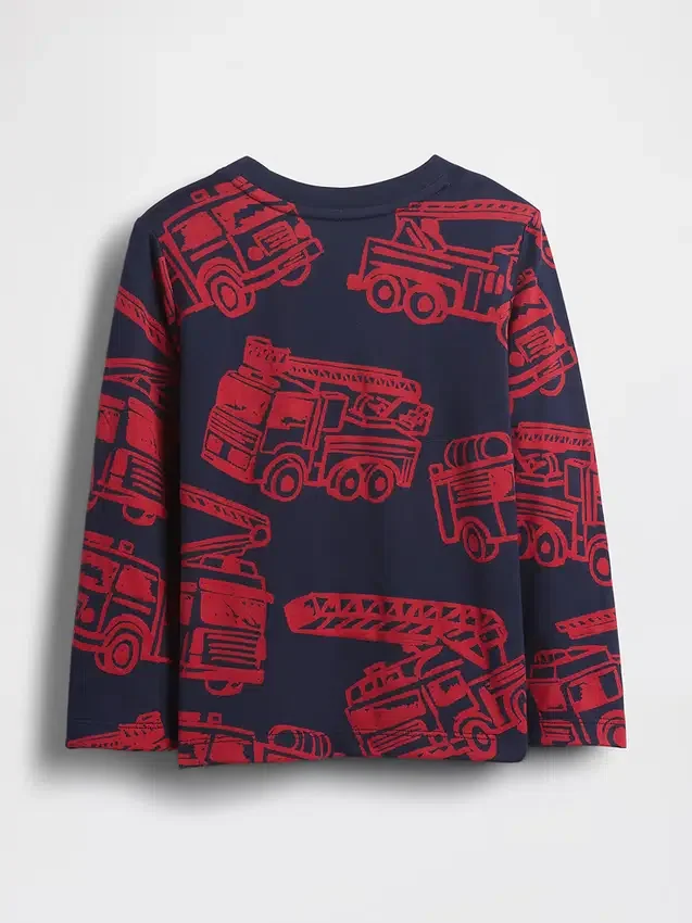Camiseta con bolsillo para bebés y niños, combinable