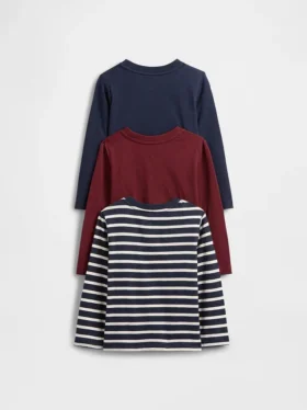 Camiseta con bolsillo para bebés y niños, combinable