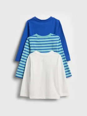 Camiseta con bolsillo para bebés y niños, combinable