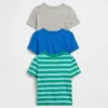 Camiseta con bolsillo para bebés y niños «Mix & Match» (paquete de 3)