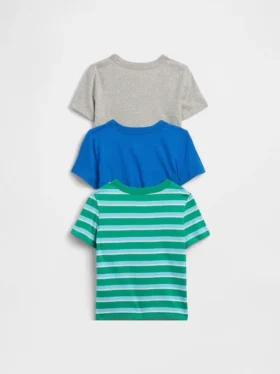 Camiseta con bolsillo para bebés y niños «Mix & Match» (paquete de 3)