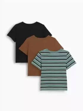 Camiseta con bolsillo para bebés y niños «Mix & Match» (paquete de 3)