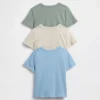 Camiseta con bolsillo para bebés y niños «Mix & Match» (paquete de 3)