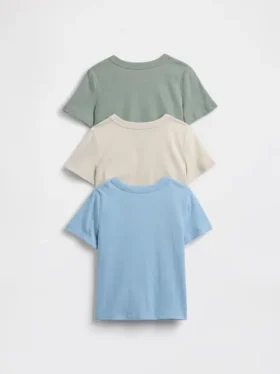 Camiseta con bolsillo para bebés y niños «Mix & Match» (paquete de 3)