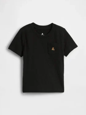 Camiseta con bolsillo para bebés y niños pequeños, combinable