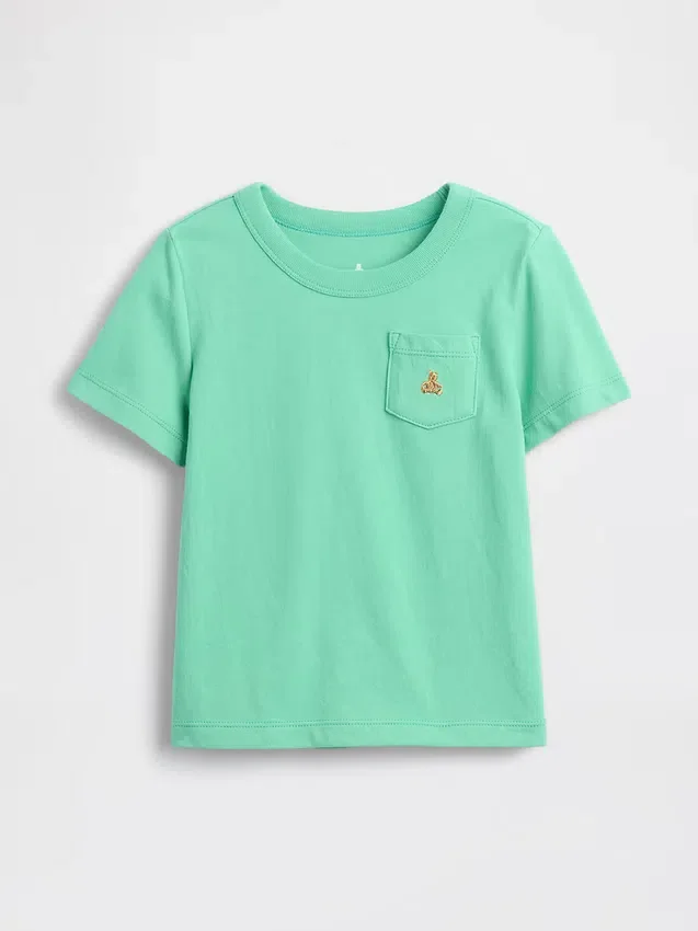 Camiseta con bolsillo para bebés y niños pequeños, combinable