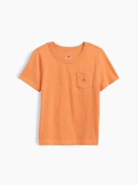 Camiseta con bolsillo para bebés y niños pequeños, combinable